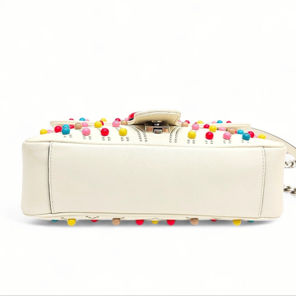 Gucci Limited Edition GG Marmont Beaded Shoulder Bag - Picture 16 of 17